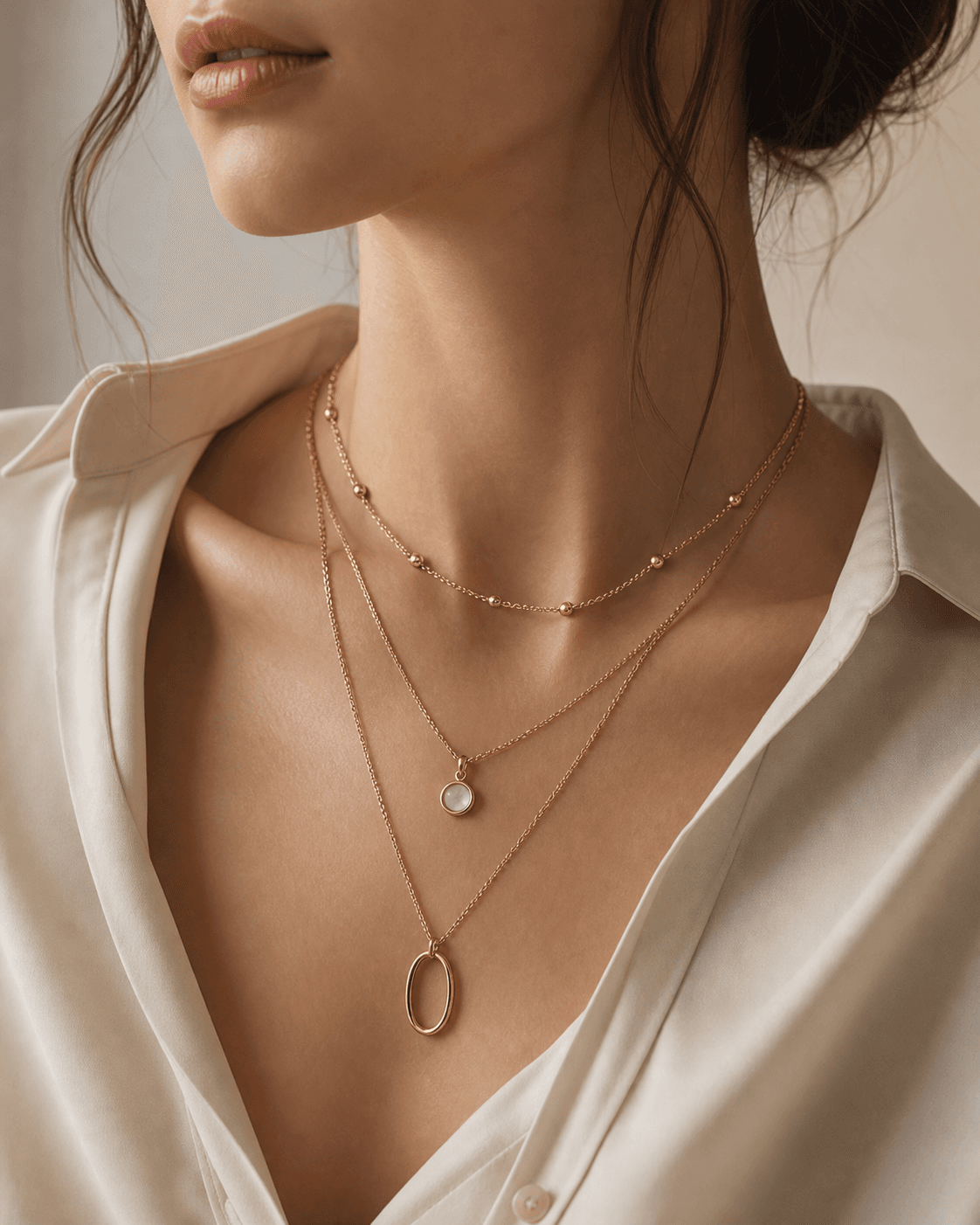 Necklaces model